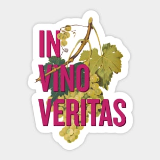 In Vino Veritas - In Wine, There Is Truth Sticker